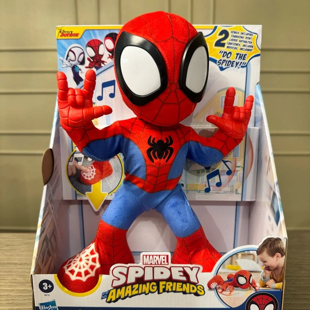 Marvel Spidey and His Amazing Friends Dance, Interactive Plush Toy.  NEW